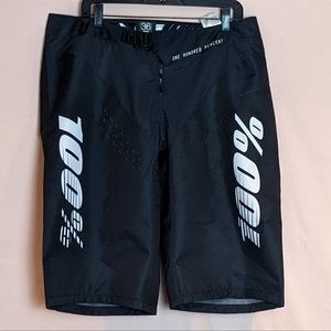 100% R-Core DH Bike Shorts in Black size 36